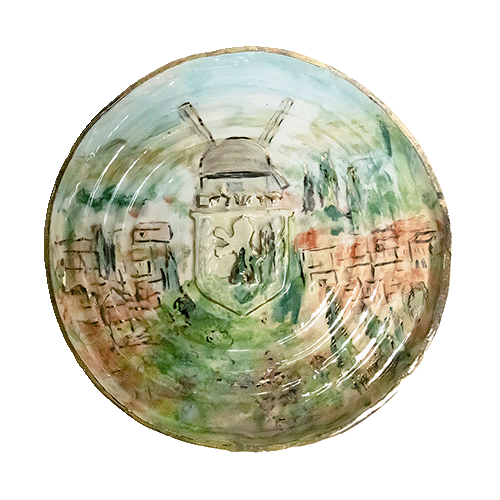 Montefiore's Windmill Passover Seder Plate Set