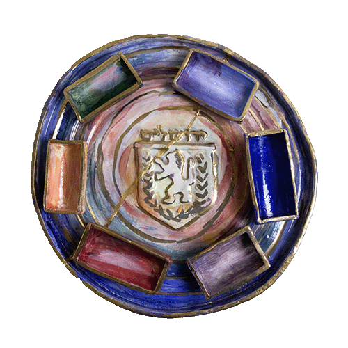 Shades Of Jerusalem Passover Seder Plate Set