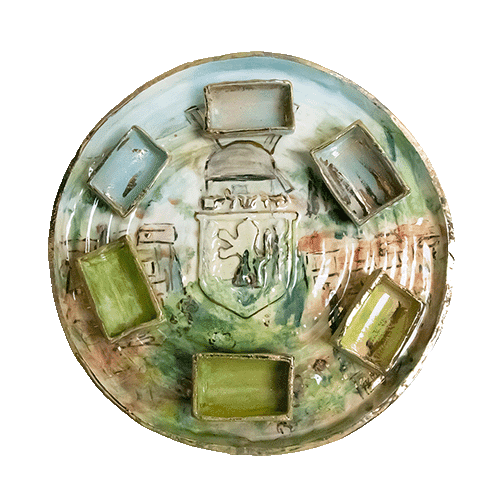 Montefiore's Windmill Passover Seder Plate Set