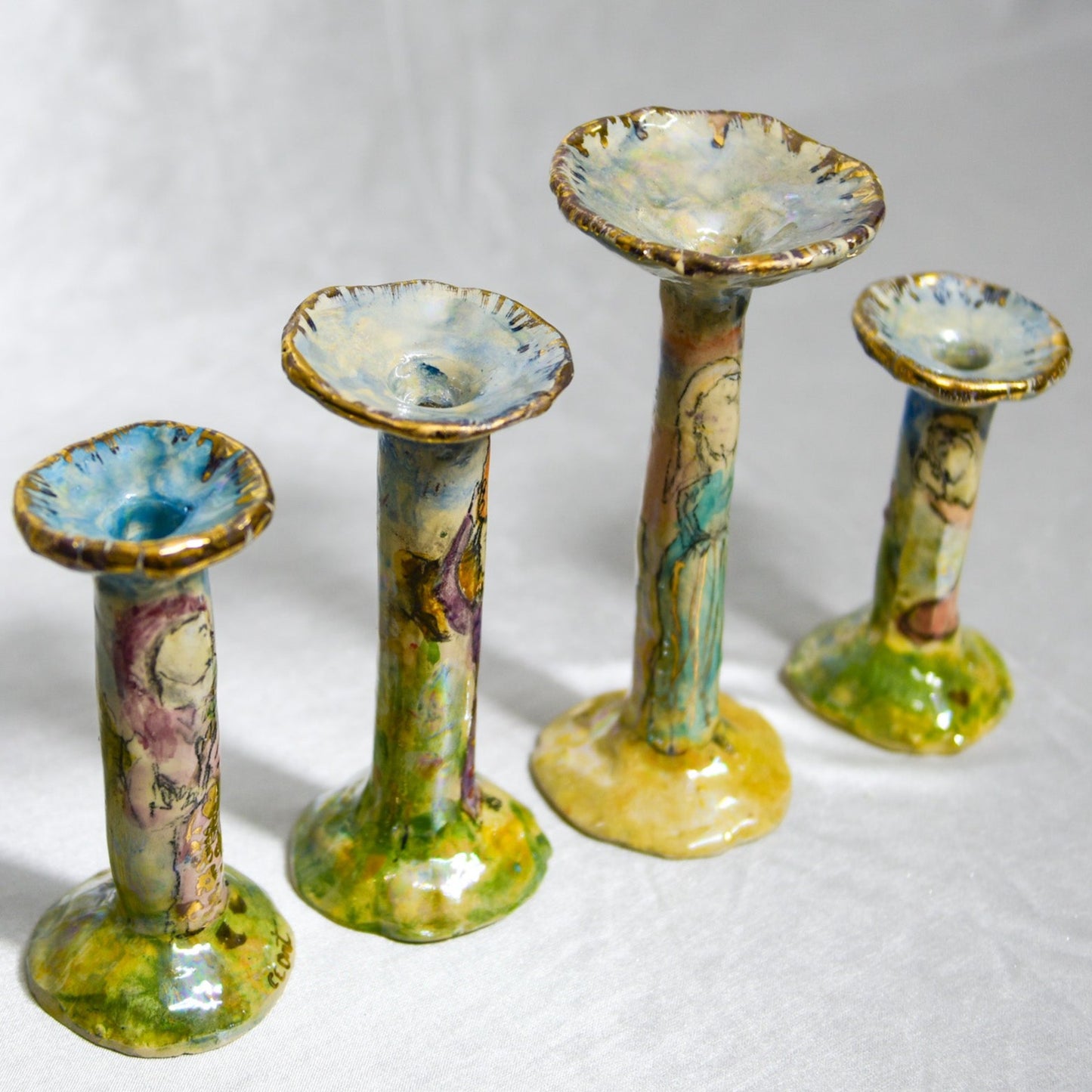 Biblical Matriarchs Candle Sticks (set of 4)