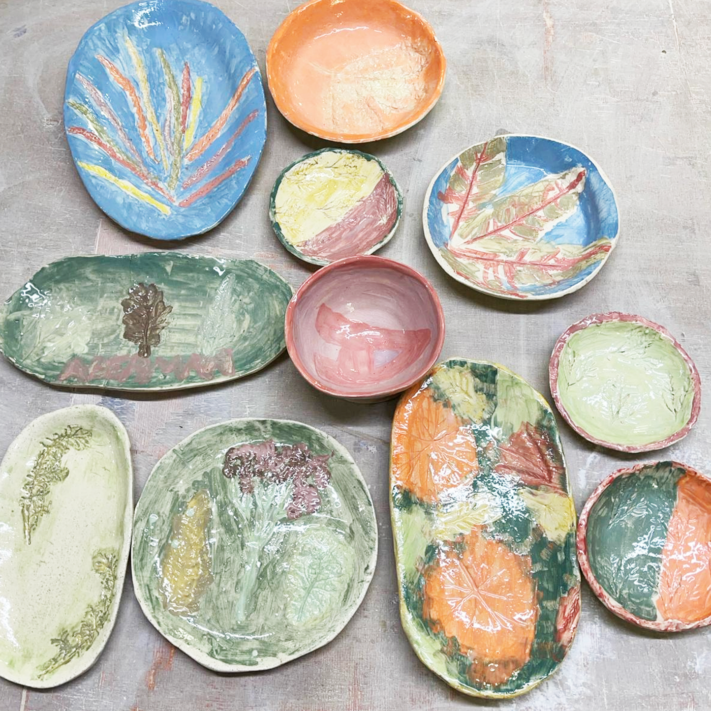 BOTANICAL IMPRESSIONS IN CLAY