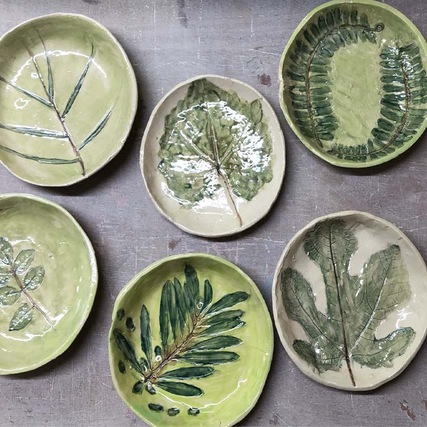 BOTANICAL IMPRESSIONS IN CLAY