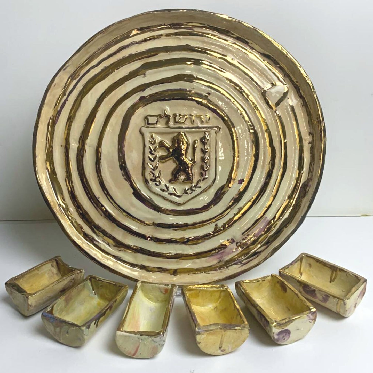 Pure Negev Passover Seder Plate Set