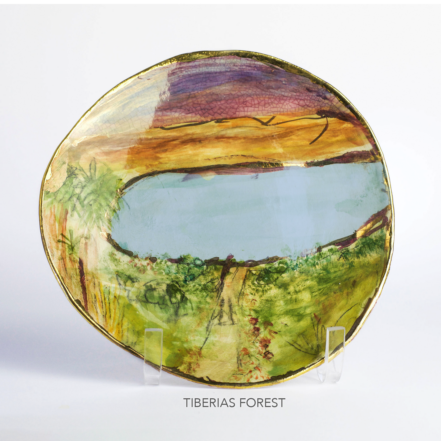 Lush Landscapes of Israel Plates