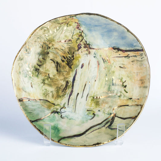 Landscape Luncheon Plate - The Gorgeous Ein Gedi