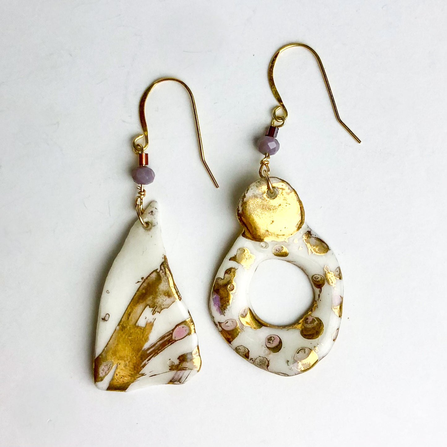 Mismatched Geometric Earrings