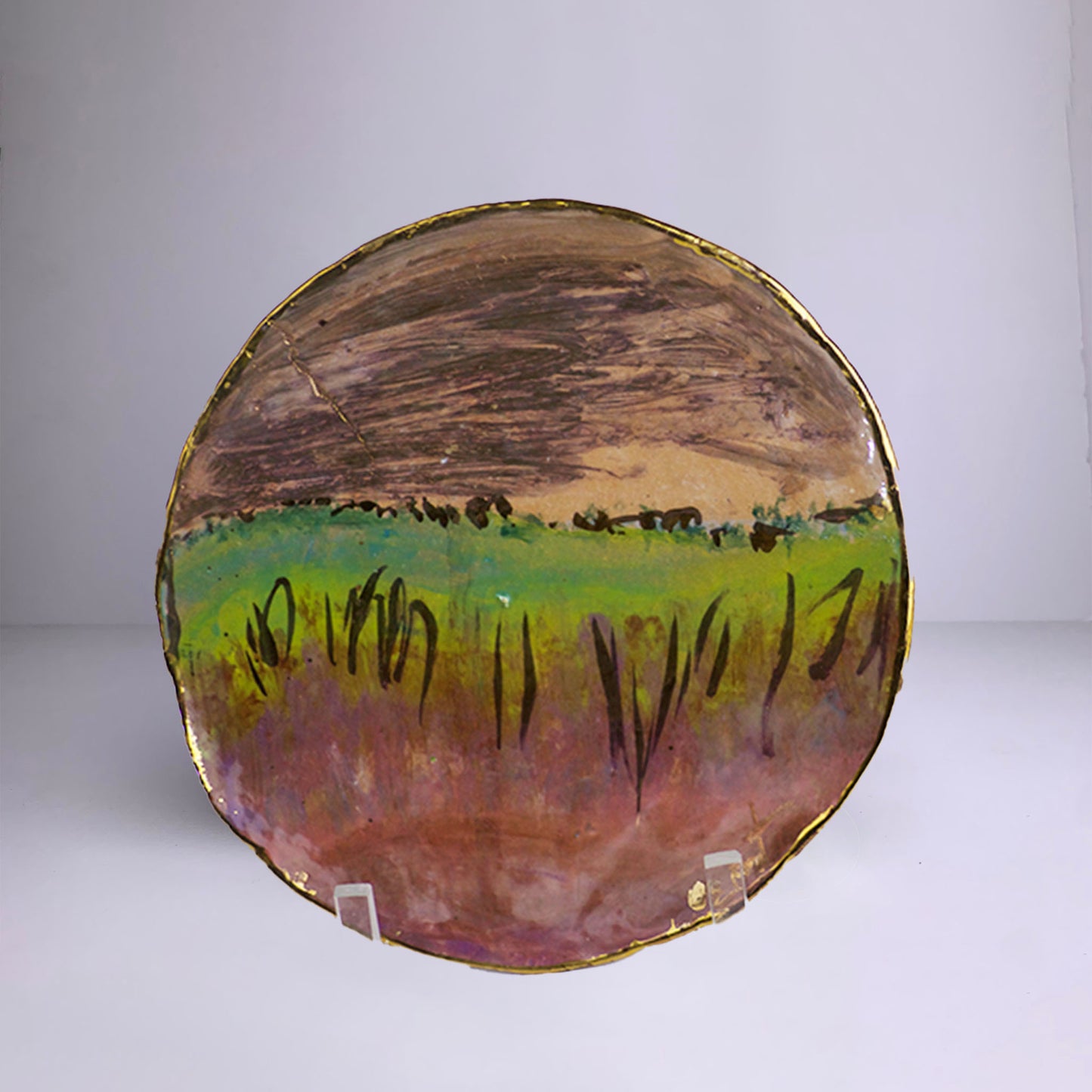 Gorgeous Sunset in the Galilee Set of 2 Plates