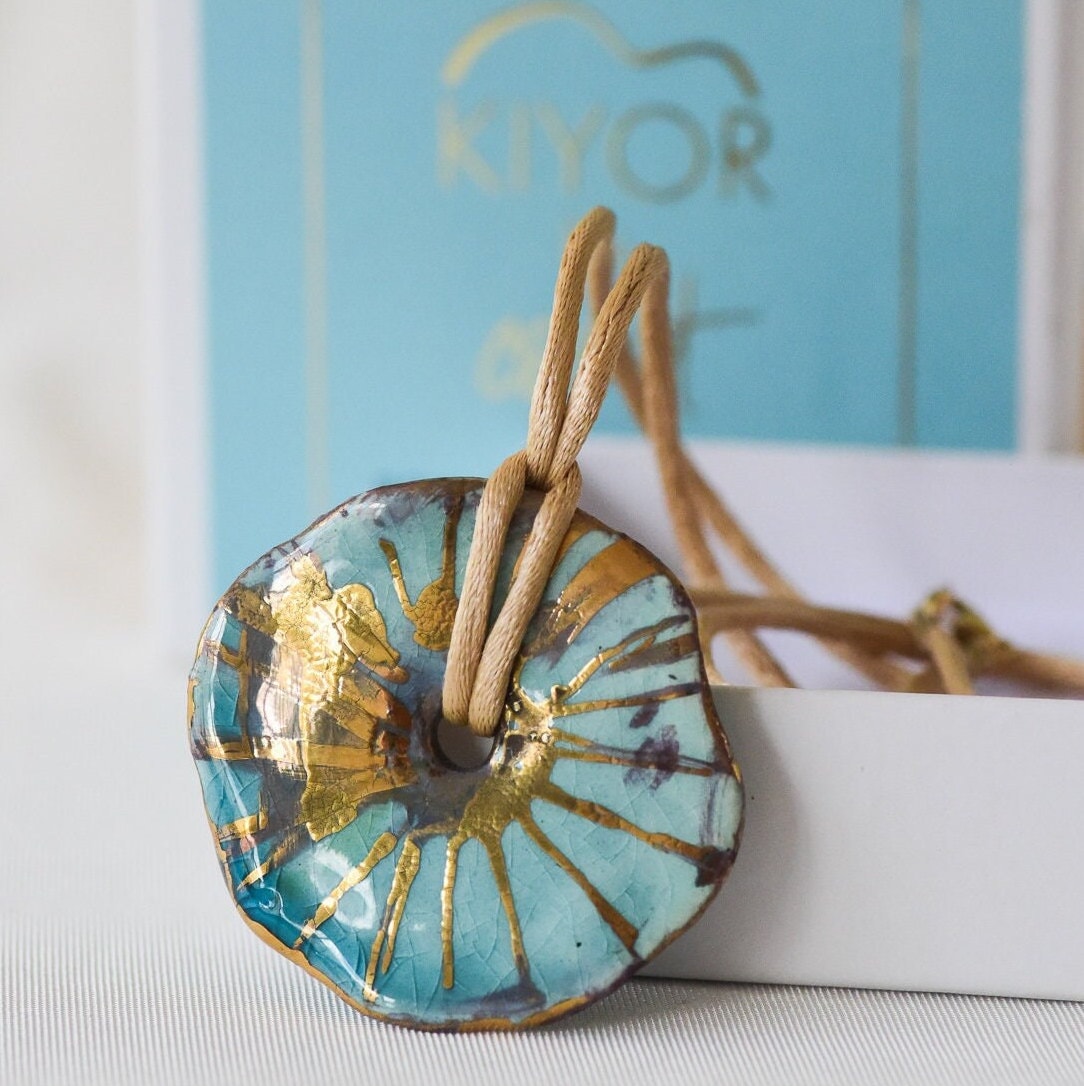 Turquoise Spirit of the Sea of Galilee Pendant