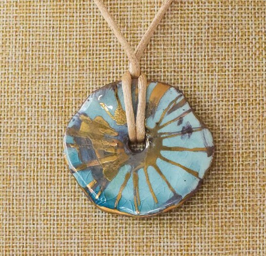 Turquoise Spirit of the Sea of Galilee Pendant