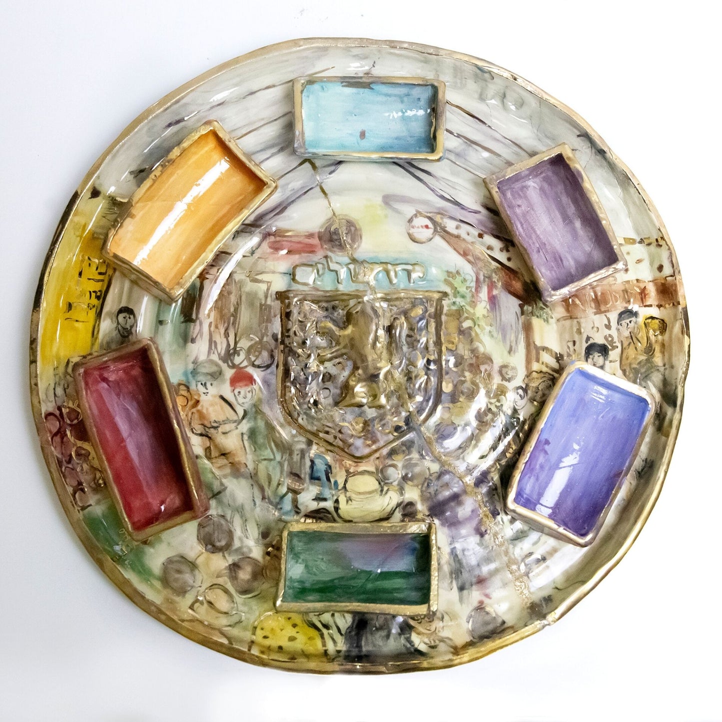 The Shuk Seder Plate