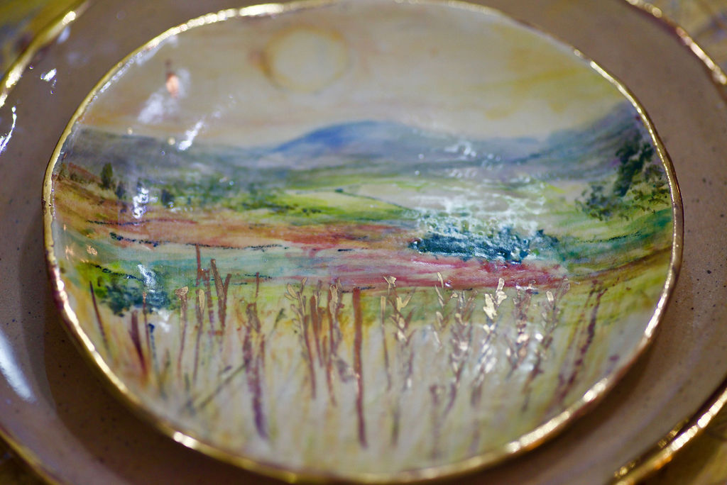 Landscape Luncheon Plate - The Gorgeous Golan Heights