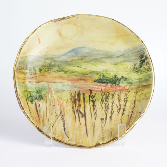 Landscape Luncheon Plate - The Gorgeous Golan Heights