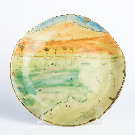Landscape Luncheon Plate - The Gorgeous Negev