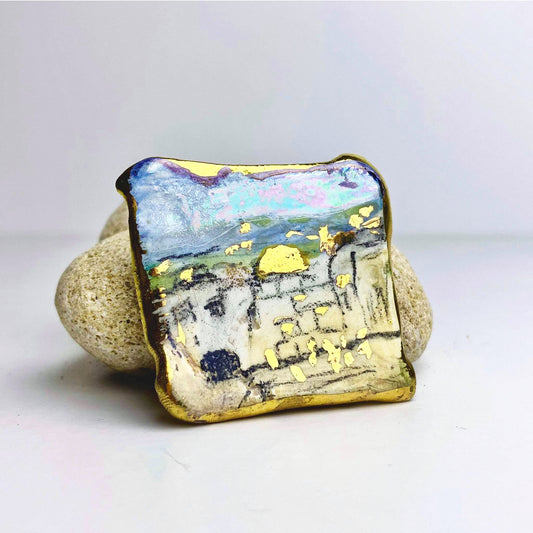 Keep the Kotel With You Brooch