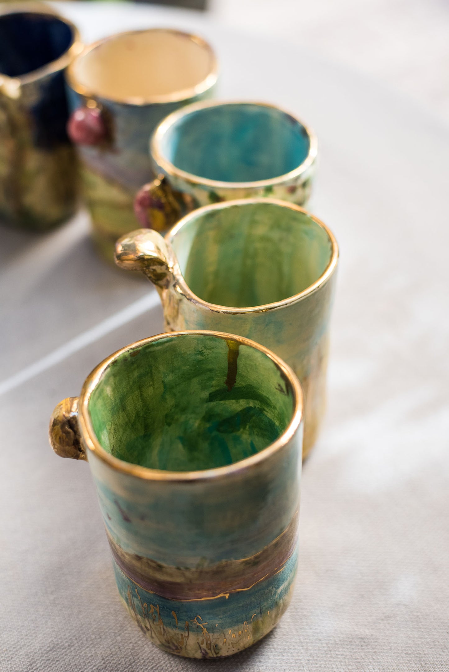 Seven Species of Israel Cozy Cup - Olive